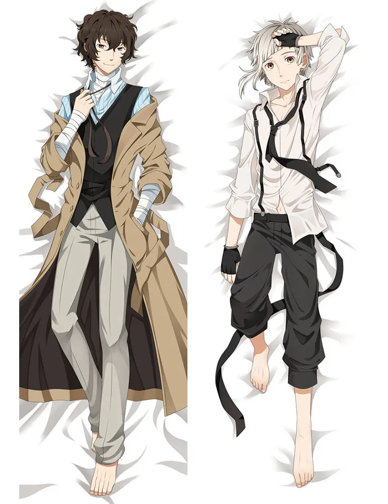 Японский аниме Bungou бродячие собаки Atsushi Dazai мальчик Dakimakura обнимающий тело наволочка чехол декоративная подушка чехол s