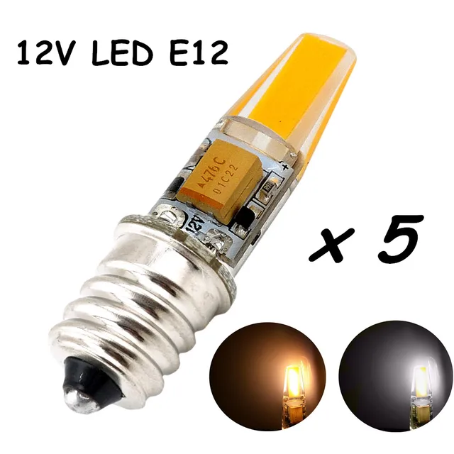 12v E12 Led Light Bulb 2 Watt 200lm Omnidirectional Candelabra 12v E12 Led Light Bulb 2 Watt 200lm Omnidirectional Candelabra Base Lamp Mini