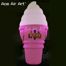 Гигантский Рекламный надувной шар мороженое конус сценическое украшение для вечерние, выпускные, события