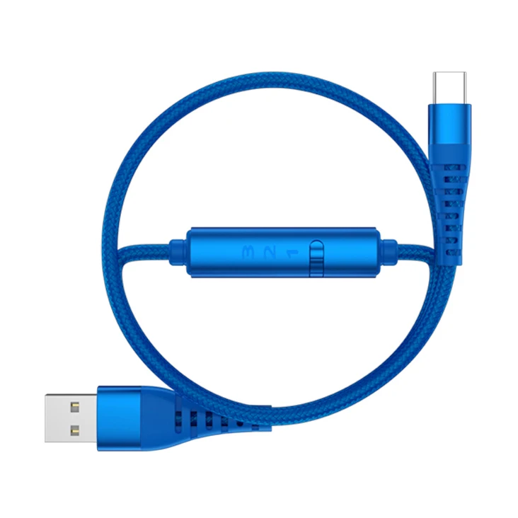 USB نوع C كابل 5A سريع شحن نوع-C إلى USB 3.0 الهاتف المحمول كابل مع الموقت على/ إيقاف لهواوي P20 سريعة تهمة 4.0