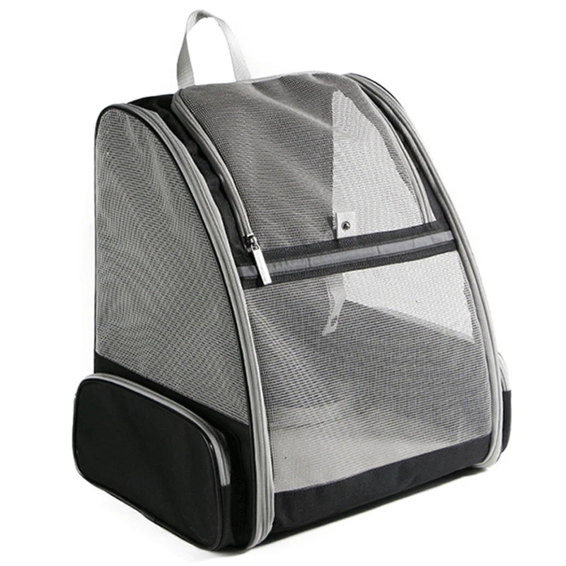 

Cat Portable Breathable Cats Breathable Foldable Ventilated Mesh Shoulder Cat Bag Pet Backpack Dog Transparent Bag