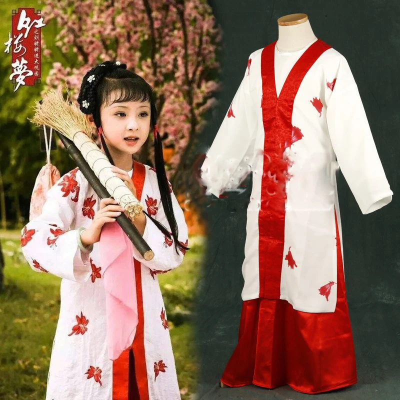 Китайский Юэ опера костюм Hanfu для китайского мастерства мечта Красного особняка детская версия ТВ игровой костюм сценическое