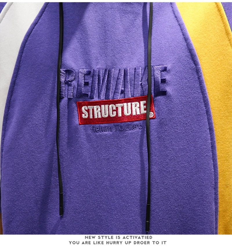 Mens Hoodies Hip Hop Patchwork Modis Harajuku  (18)