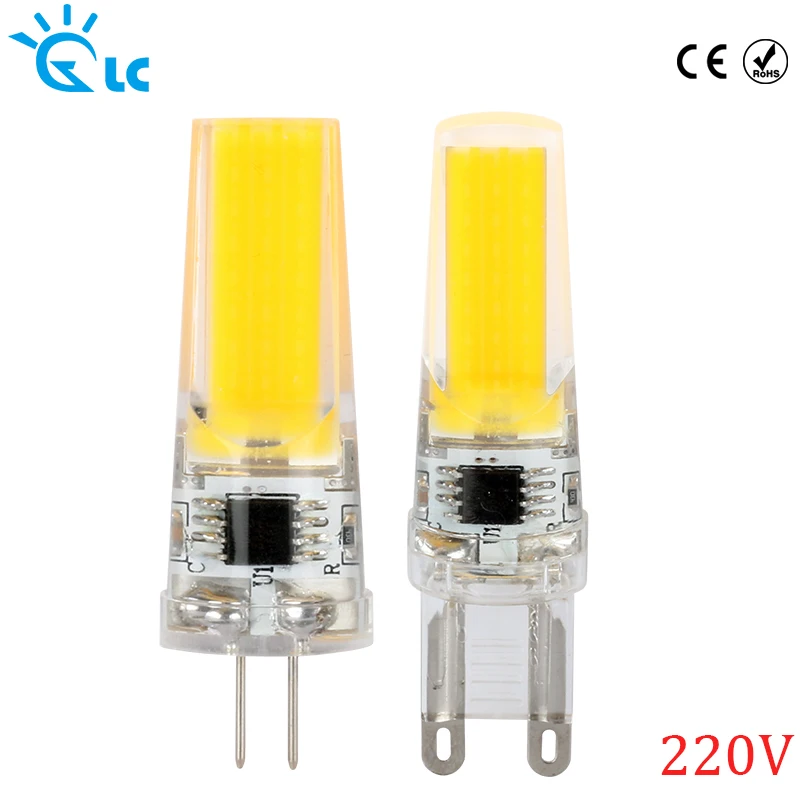 COB LED G9 G4 220V lamp dimmable bulb Replace 15W 25W for Chandelier Crystal Lamp Spotlight Warm Cold White | Лампы и освещение
