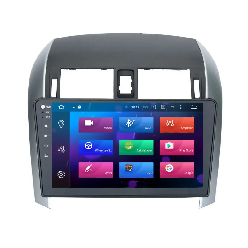 Cheap Aoluoya IPS RAM 4G Octa-Core Android 8.0 2 Din CAR Radio DVD GPS Navigation player  For Toyota Corolla 2007-2012 wifi multimedia 2