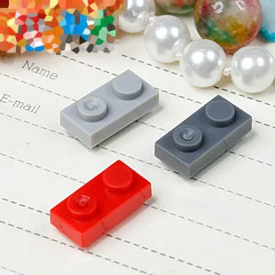 

Elements Brick Parts Plate, Modified 1 x 2 Classic Piece Building Block Toy Accessory Bricklink 482