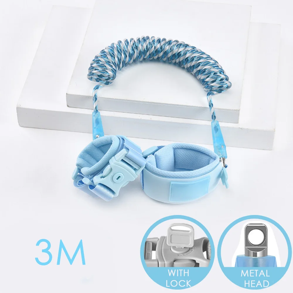 Anti Lost Baby Walker Upgrade Leash For Children Safety Baby Belt Child Walking Strap Harness Luminous Wristband Adjustable Rope - Цвет: PJ3650O