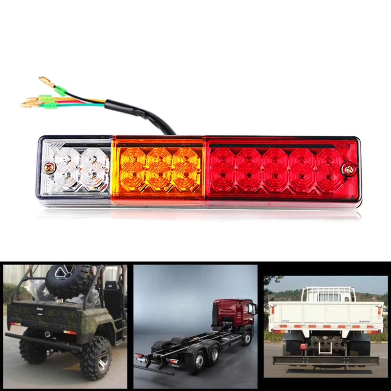 Waterproof 20 LEDS ATV Trailer Truck LED Tail Light Lamp Yacht Car