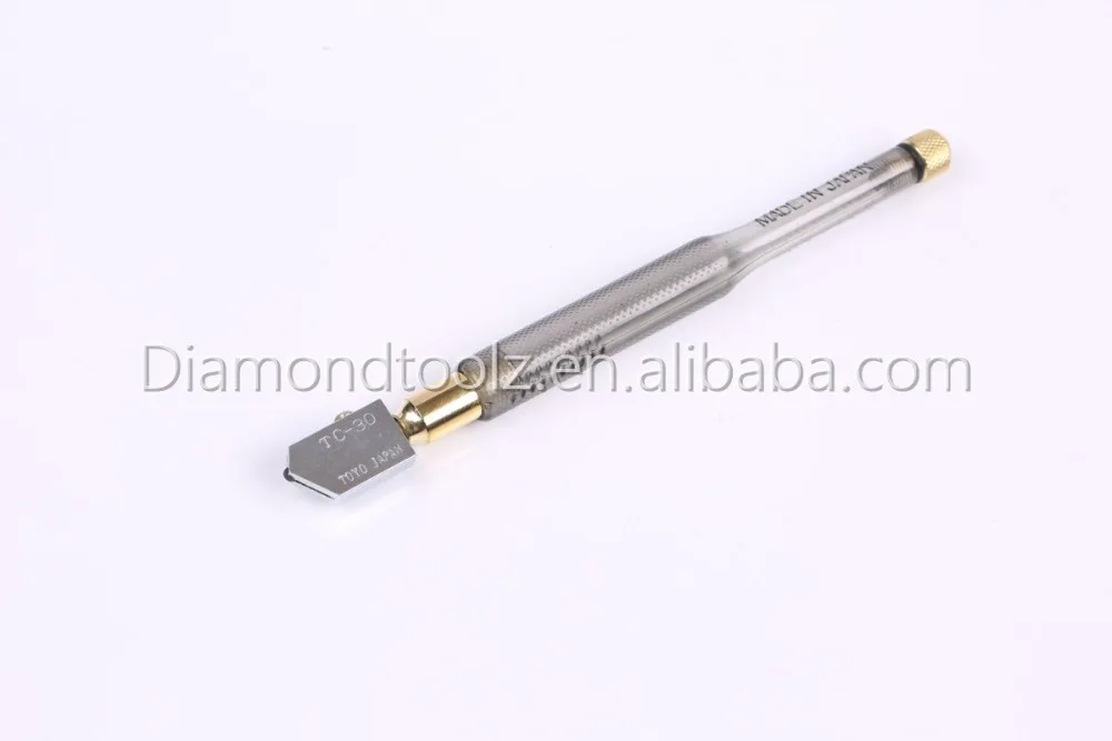 

Talentool Plastic Handle Oiling Glass Cutter for Cutting Glass Bottles with Plastic Handle