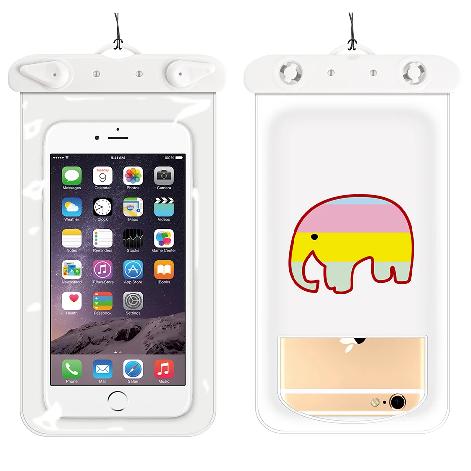 !ACCEZZ PVC Waterproof Phone Case Bag 6 inch For iPhone XR Xiaomi Huawei Samsung Swimming Outdoor Mobile Phone Pouch Cover Case (4)