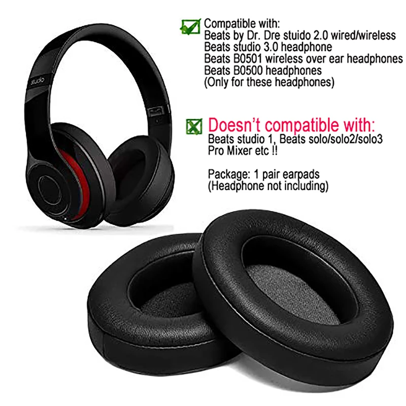 Сменные амбушюры подушки для ухода за ушами наушники ритма от dr dre Studio 2 0 3 B0500 B0501