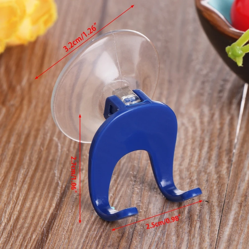 Razor Rack Bathroom Holder Shaver Super Suction Cup Wall Mount Adhesive Storage