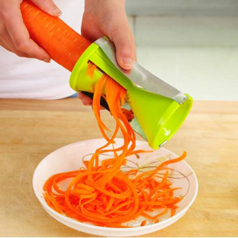 

2017 Vegetable Fruit Spiral Shred Process Device Cutter Slicer Peeler Kitchen Tool Spiralizer Cutter Graters kitchen tool Gadget