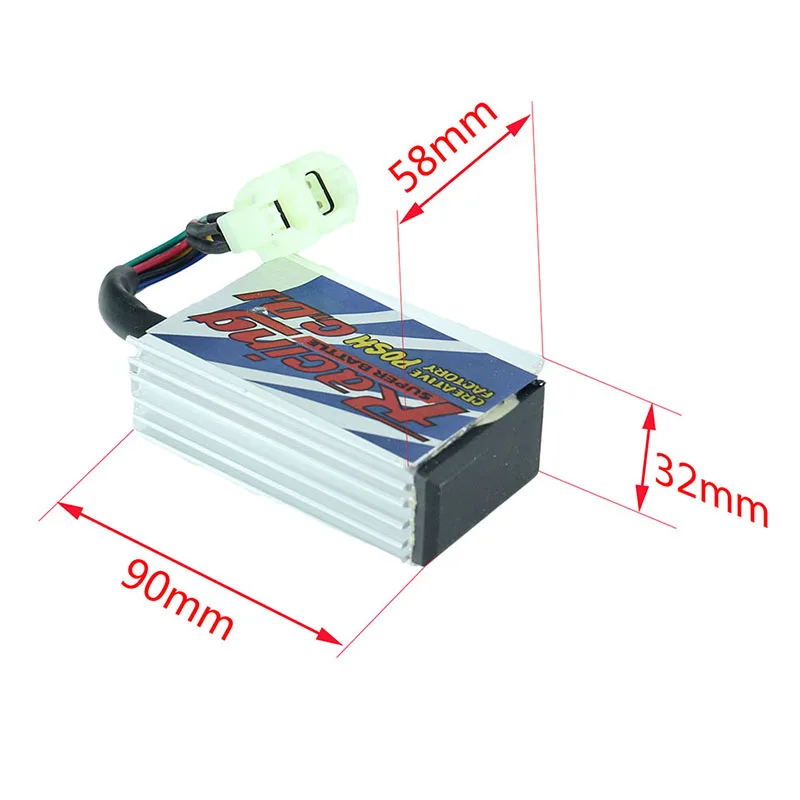 GY6 6 Pin AC Racing CDI Digtal Igniter High Performance AC Racing CDI Fit For CG125-CG250 Engine Pit Dirt Bike ATV Quad DQ-193