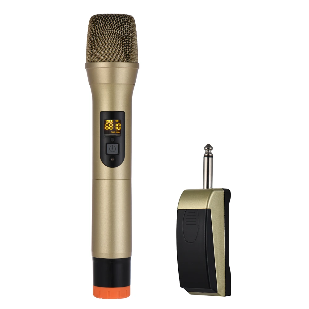 UHF Handheld Wireless Microphone Mic System 48 Channels for Karaoke Meeting Speech Home Entertainment |