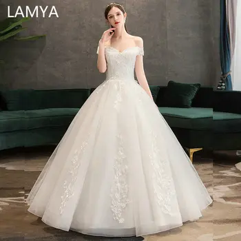 

2019 New Appliques Wedding Dresses Vintage Customized Bridal Gowns Princess Elegant Vestido De Noiva beautiful muslim dresses