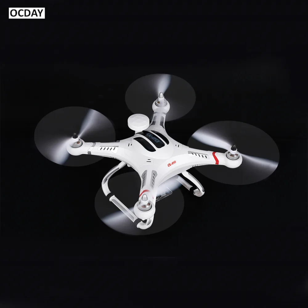 

OCDAY RC Helicopter Remote Control White 2.4GHz 6 Axis System Auto-Pathfinder RTF Quadcopter for Cheerson CX-20 New arrival