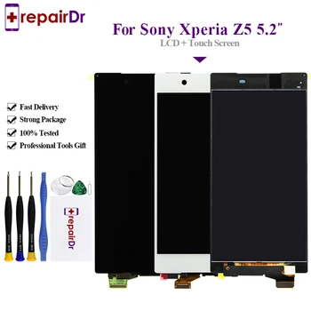 

OEM Lcd For Sony Xperia Z5 Display Touch Screen Digitizer Assembly E6653 E6683 Tested Good For Sony Z5 Lcd Screen With Frame
