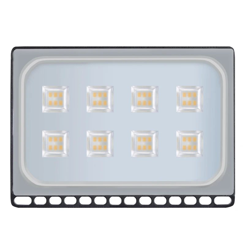 

5PC IP65 Waterproof 50W 220V Ultrathin LED Flood Lights Outdoor Warm/Cold White Garden Wall Lamp Street Floodlight LED Spotlight
