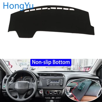 

For Honda greiz 2016 Car Styling Non-Slip Bottom Covers Dashmat Dash Mat Sun Shade Dashboard Cover Capter