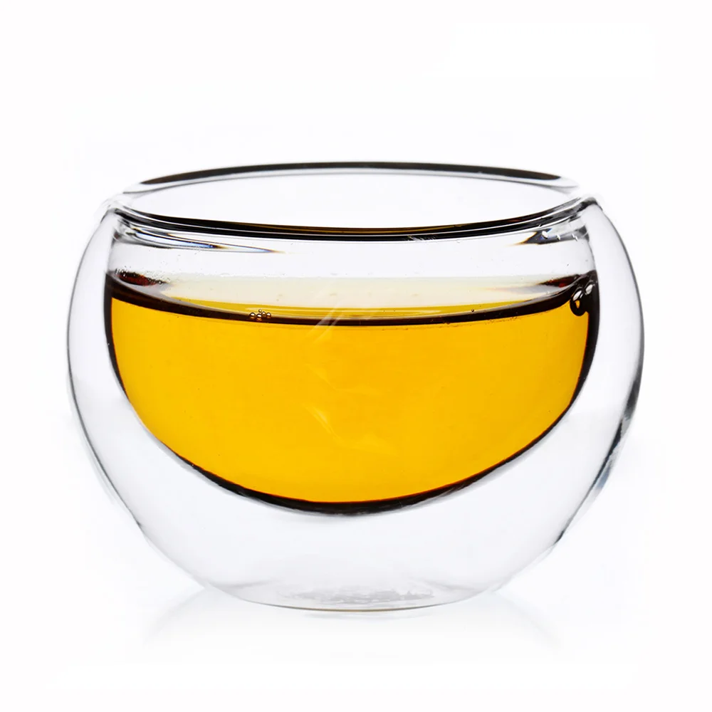 

Coffee Mugs Glass Cup Kungfu Tea Cups Coffee Pots Bar Tool Clear Double Wall Layer Handmade