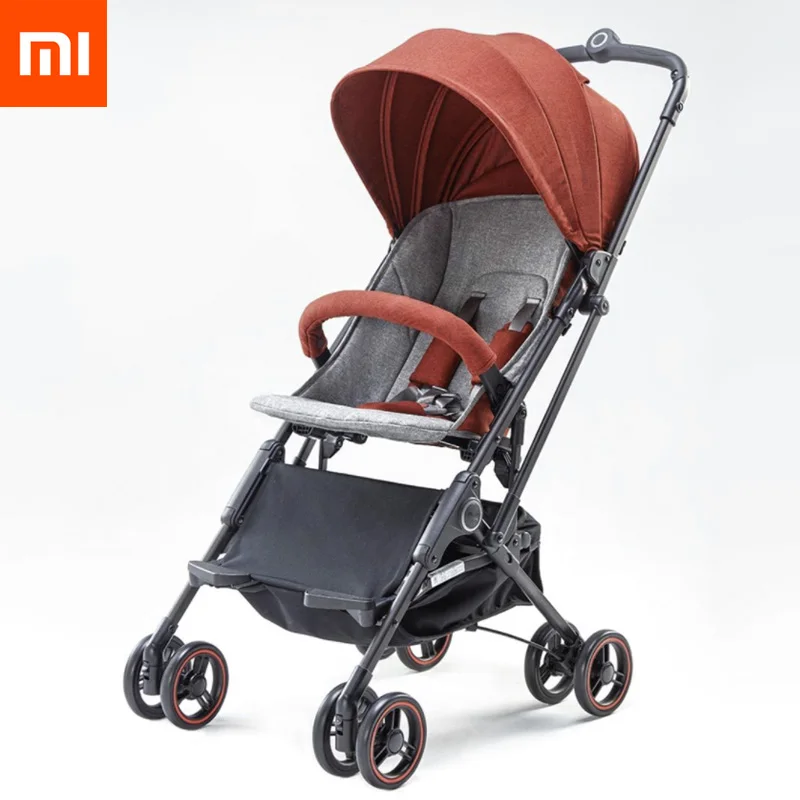 

High Landscape Stroller Two-way Can Sit Reclining Ultra-light Portable Folding Shock Four-wheeled Baby Trolley