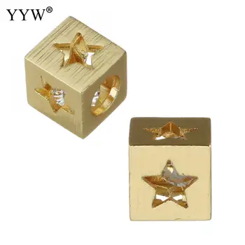 

Square Cz Beads 8mm Diy Metal Bead Brass Micro Pave Cubic Zirconia Spacer Bead Charms Wholesale