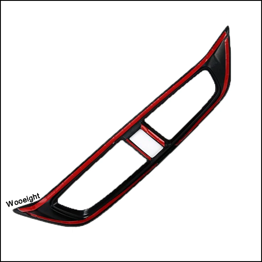 New ABS plastic Car-styling Carbon Fiber Car Interior Middle Air Vent Outlet Panel Cover Trim Frame For Honda CRV CR-V 2017 2018 (8)