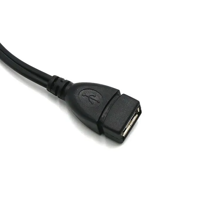 Micro USB 5 Pin Host OTG Cable With USB Power Male Female For Cell Phone Tablet