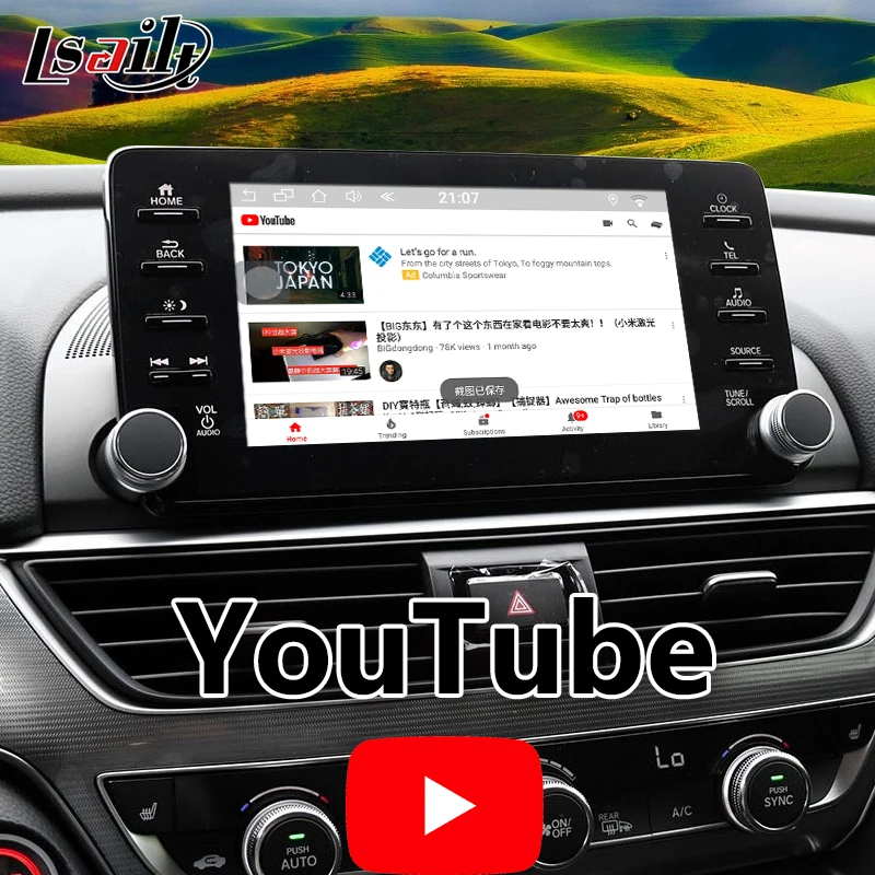 Все-в-1 Plug& Play Android gps навигационная коробка для Honda Accord Встроенный видео интерфейс, приложения, Mirrorlink, LVDS