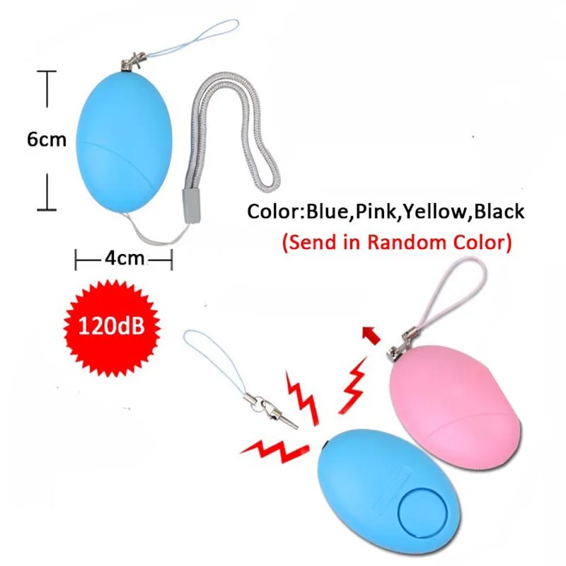 Kopilova 2 шт. самообороны личный сигнал тревоги против Роб сигнализации 120db атаки безопасности для защиты безопасности сигнал тревоги для Для женщин пожилых детей