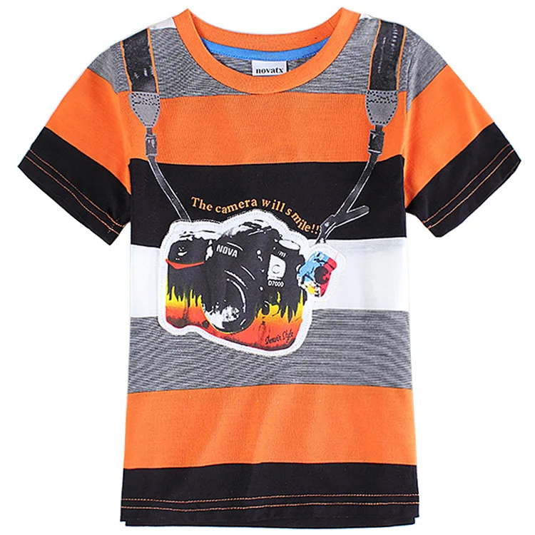 orange black gray boys orange t shirts kids clothes,boys children t shirts,clothing for boys