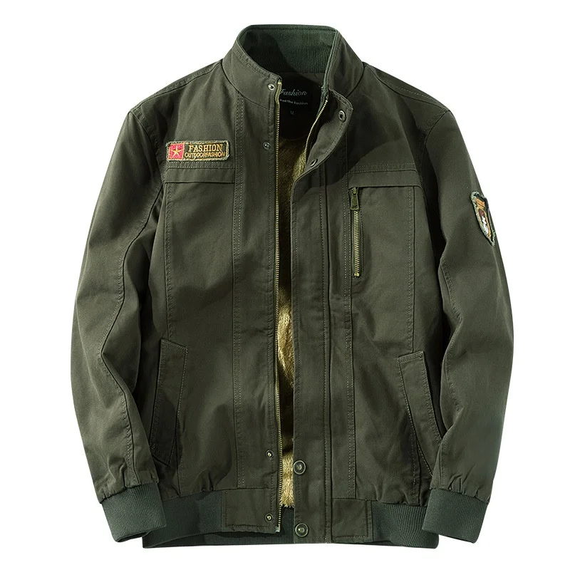 Hommes Coupe 1 Veste 3 Hiver Bomber Vestes Automne vent Ta1111 Homme Militaire 2018 Pilote D'hiver 2 Vêtements 35ARjL4