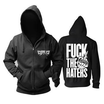 

Bloodhoof ESCAPE THE FATE Rock Heavy Metal Fashion Black Hoodie Asian Size
