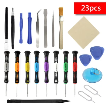 

Screwdriver Set Repair Tools Phone Disassemble Tool Set For iPhone iPad Cell Phone Tablet HTC 23 in 1 Repair Opening Tool Kit