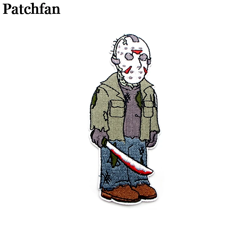 Patchfan Friday the 13th DIY Вышитые нашивки пришить УТЮГ НА одежду рюкзак шляпа украшения дома наклейки значки A2091