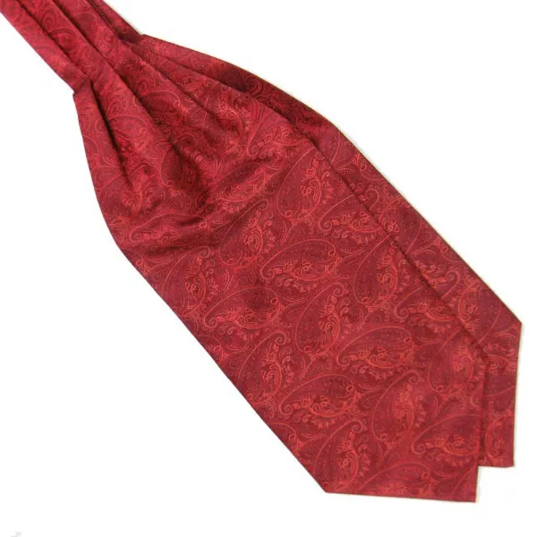 Для мужчин с пейсли нежный Для мужчин Шелковый шейный платок Аскот платок-галстук супер S09