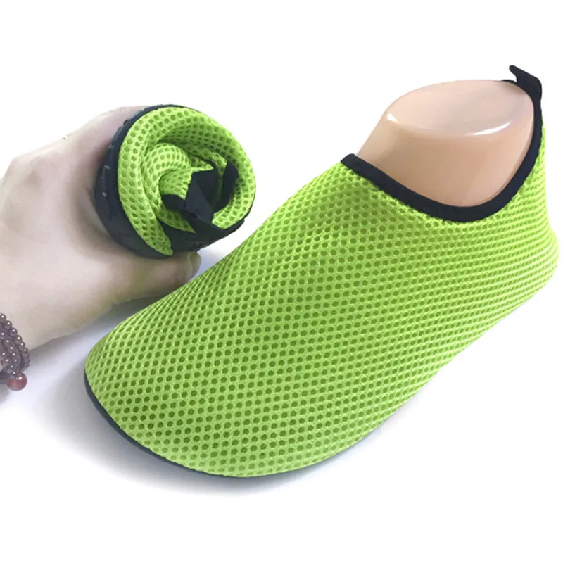 Сетчатые сандалии пляжная обувь на плоской подошве для плавания Sapato Feminino летние