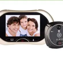 3,7 дюймов 1MP HD видео-телефон двери можете оставить сообщение глазок
