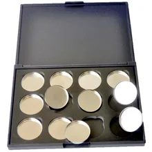 26 мм Пан Размер 12 отверстий пустой Магнитный тени для век румяна корректор Palatte гладить кастрюли Макияж Инструменты для DIY свой собственный косметический Palatte