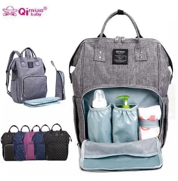 Diaper Backpack Fashion Mummy Maternity Nappy Bag Brand Baby Travel Bags for Mom Backpack ...