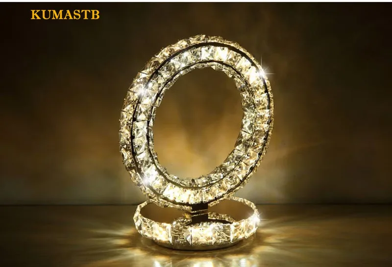 Round Crystal Table Lamp 18