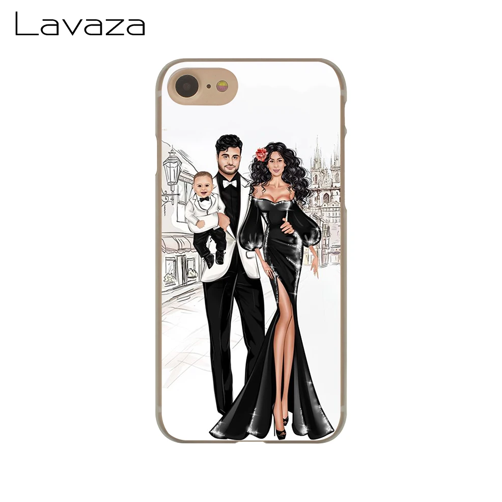 Lavaza мама папа ребенок семейный чехол для телефона Apple iPhone 4 4S 5C 5S SE 6 6S 7 8 Plus 10 X Xr Xs Max