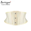 Burvogue Waist Trainer Corsets Slimming Shaper Belt Short Torso Satin Underbust Corset Sexy Lace Up Bustiers & Corsets Women ► Photo 3/6