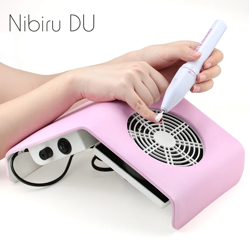 

30W Nail Art Vacuum Cleaner Manicure Set For UV Gel Polish Dust Suction Collector Machine Low Noisy Nails Art Dust Cleaner Tool