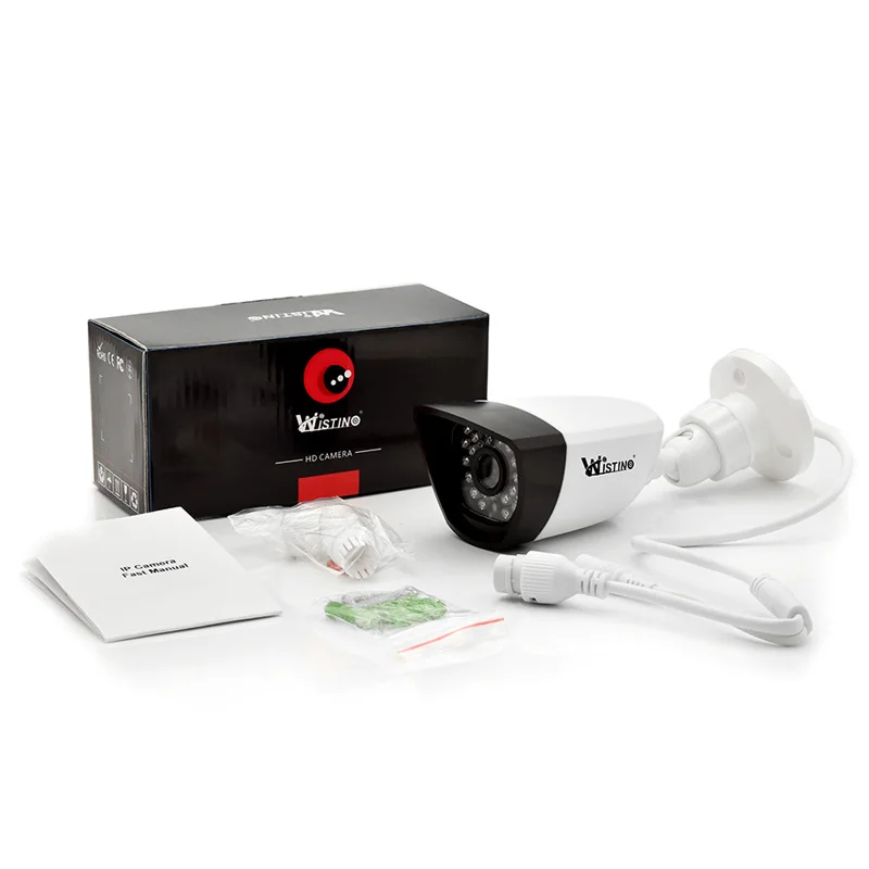 CCTV Bullet IP камера 1MP 2MP Водонепроницаемая уличная HD 720P 960P 1080P ночного видения P2P ip