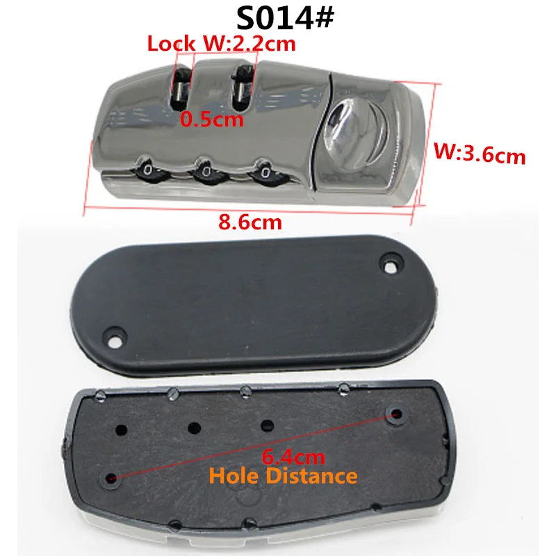 Replacement tsa Luggage Locks Security 3 Digit combination Password