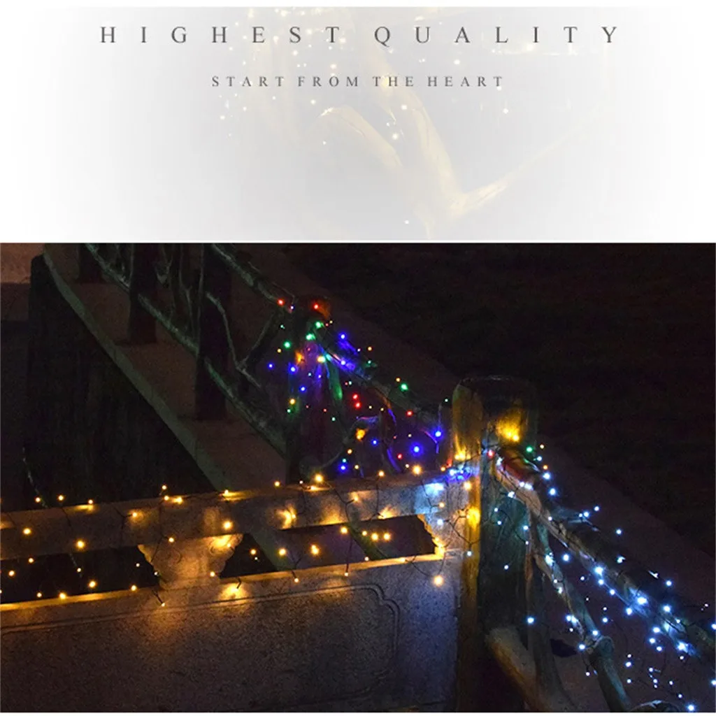 

Outdoor RF 7M 50 LED Solar Power Fairy Lights String Lamp Party Xmas Decor light with Memory for Wedding home garden party decor