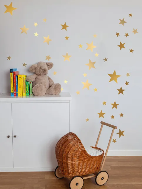 Multi größe mixed matte Gold Star Wand Aufkleber, kinderzimmer gold ... Multi größe mixed matte Gold Star Wand Aufkleber, kinderzimmer gold ...