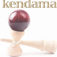 Professional Kendamas for sale Jujube wood 18.5X6CM word jade Japanese ball toys high quality 1pcs